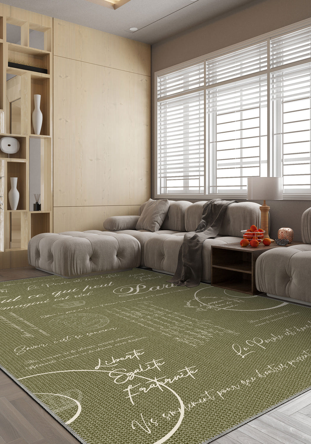 Emeric Sage Document Rug