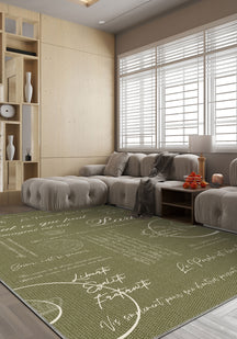 Emeric Sage Document Rug