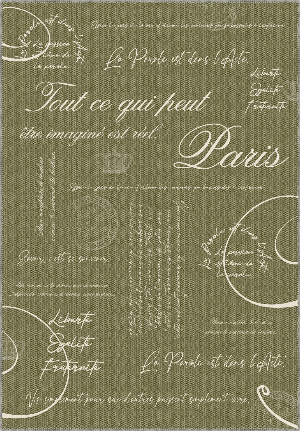 Emeric Sage Document Rug