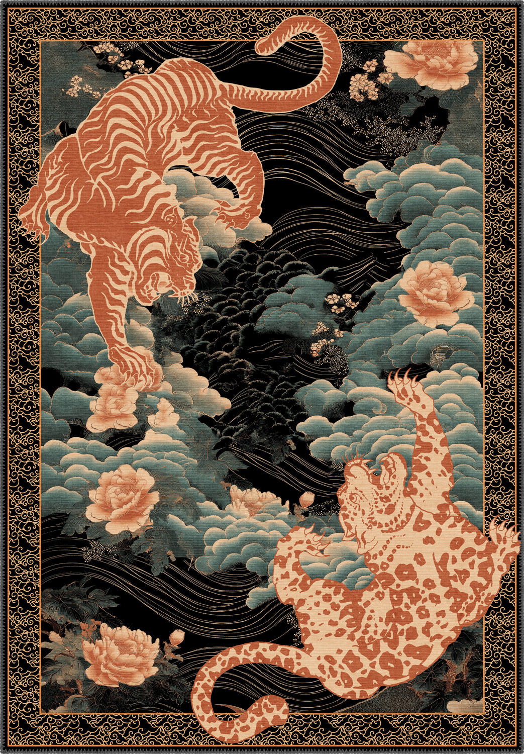 Akira Japanese Tiger Rug