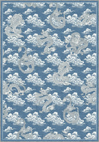 Kaien Blue Dragon Rug