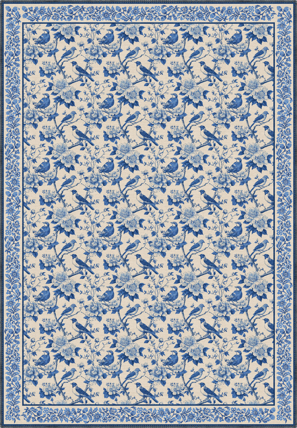 Isolde Blue Farmhouse Rug