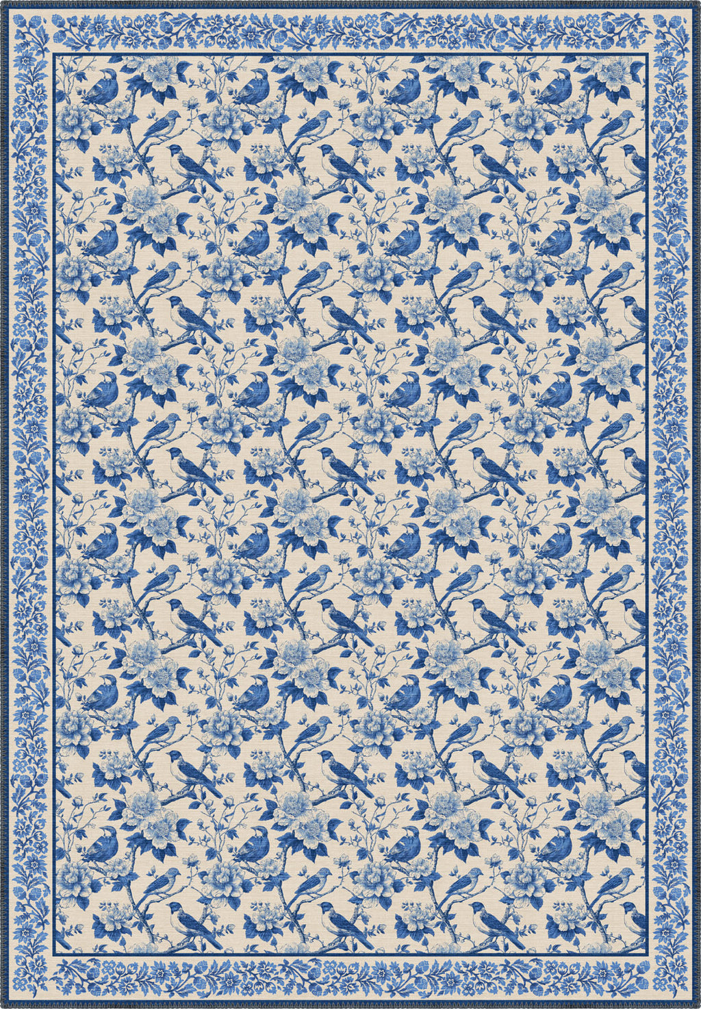 Isolde Blue Farmhouse Rug