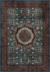 Yasmin Teal Mamluk Rug
