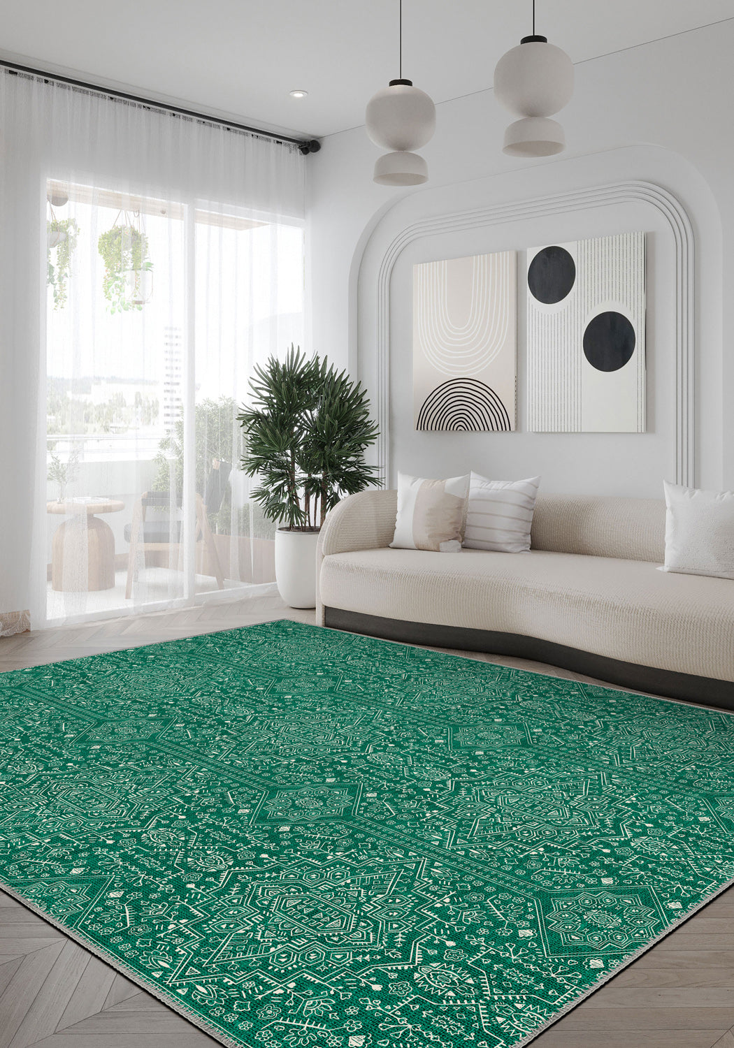 Amira Emerald Green Rug