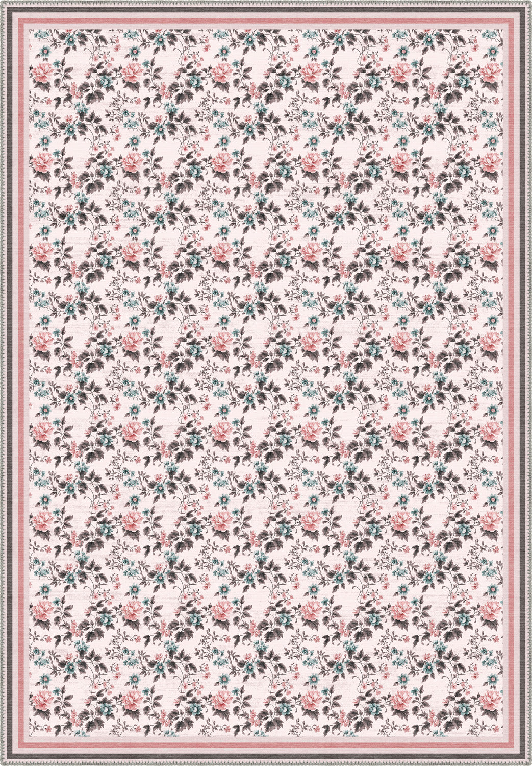Beatrice Pink Rose Rug