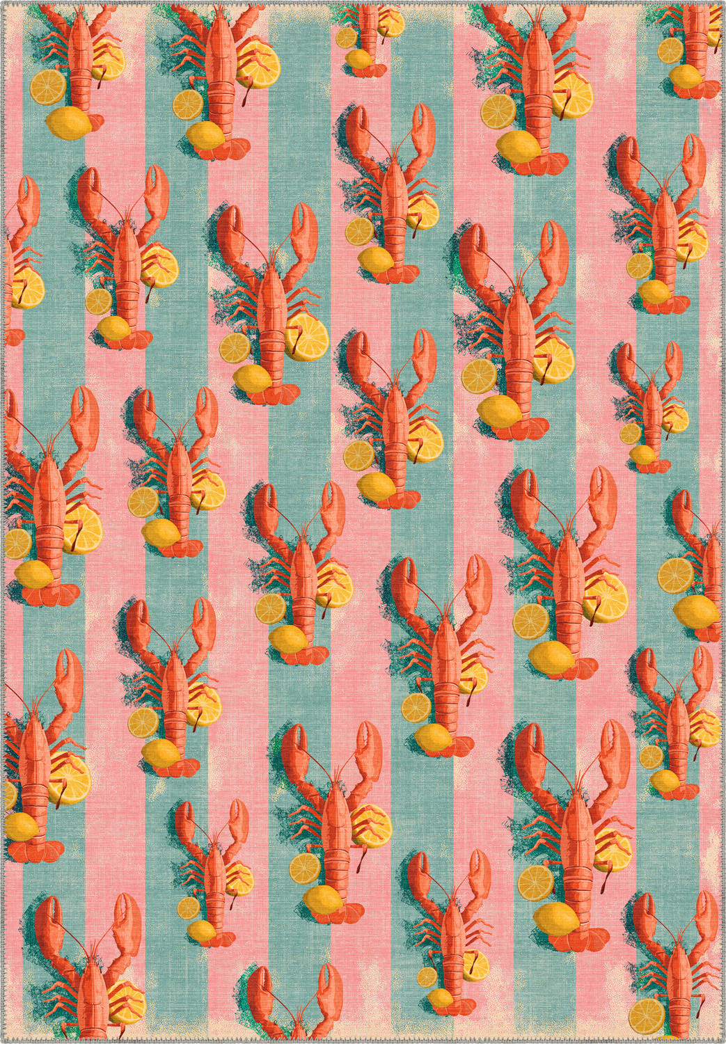 Remy Lobster Summer Rug