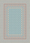 Eclectic pastel rug