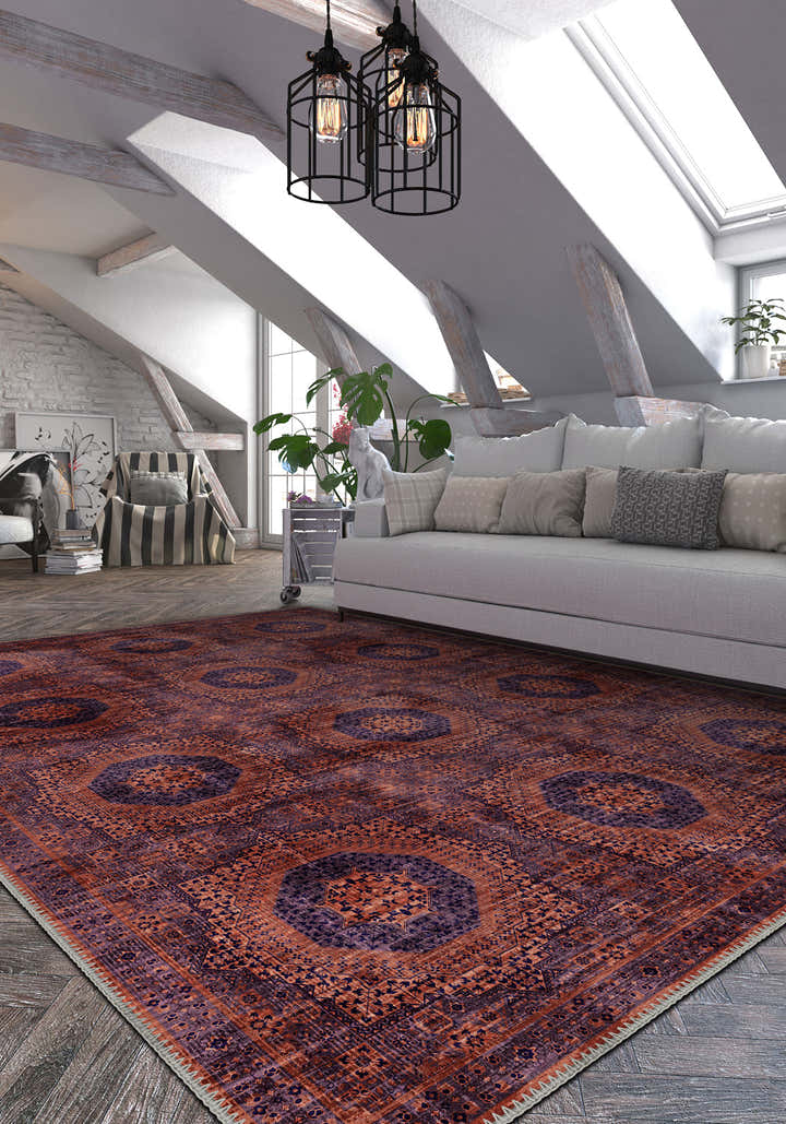 Cyrus Plum Vintage Rug