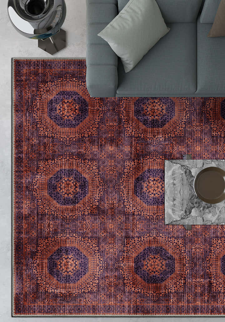 Cyrus Plum Vintage Rug