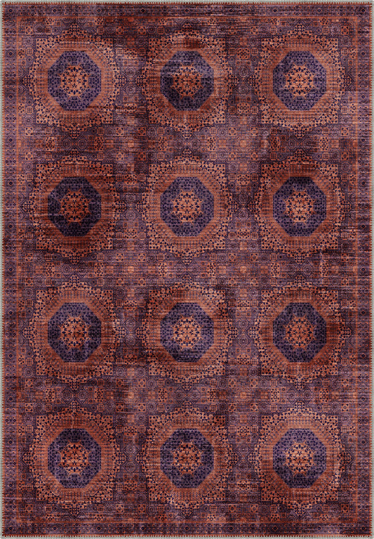 Cyrus Plum Vintage Rug