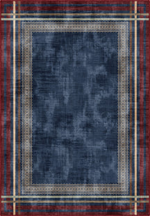 Navy rug for living room.