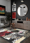 Sabine Contemporary Pop Art Rug