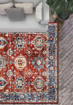 Roven Red Kazak Rug