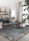 Dorothy Navy Traditional Rug