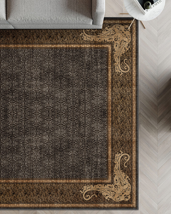 Sultana Brown Victorian Rug
