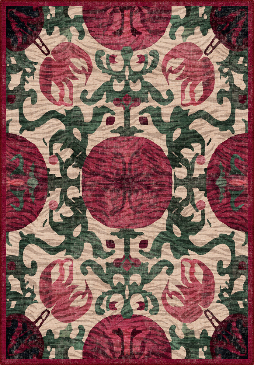 Granada Pomegranate Rug