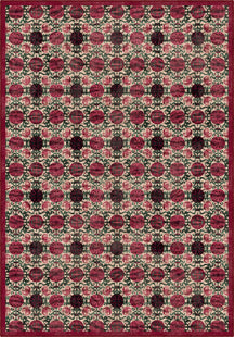 Granada Burgundy Pomegranate Rug