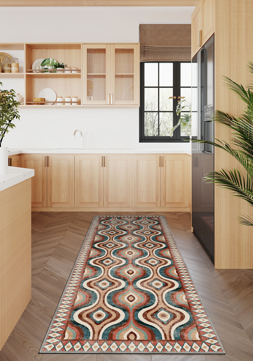 Solara Colorful Retro Rug