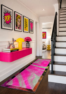 Neonique Pink Pop Art Rug
