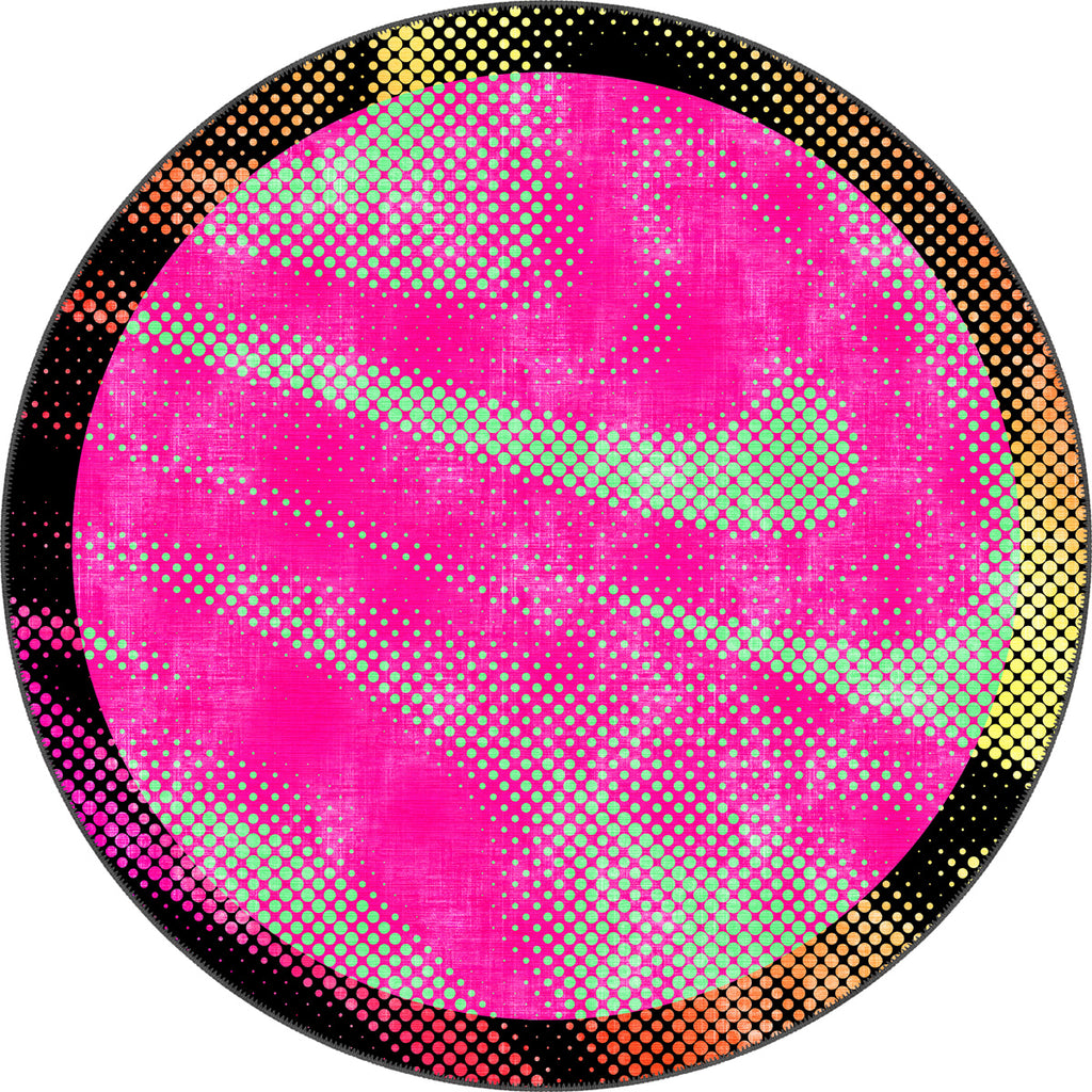 Neonique Pink Pop Art Rug
