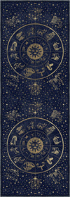 Vega Navy Zodiac Rug