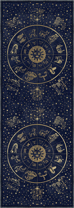 Vega Navy Zodiac Rug
