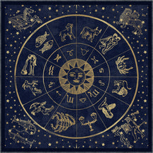 Vega Navy Zodiac Rug