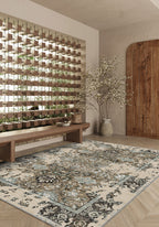 Sorelle Beige Distressed Rug