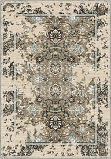 Sorelle Beige Distressed Rug