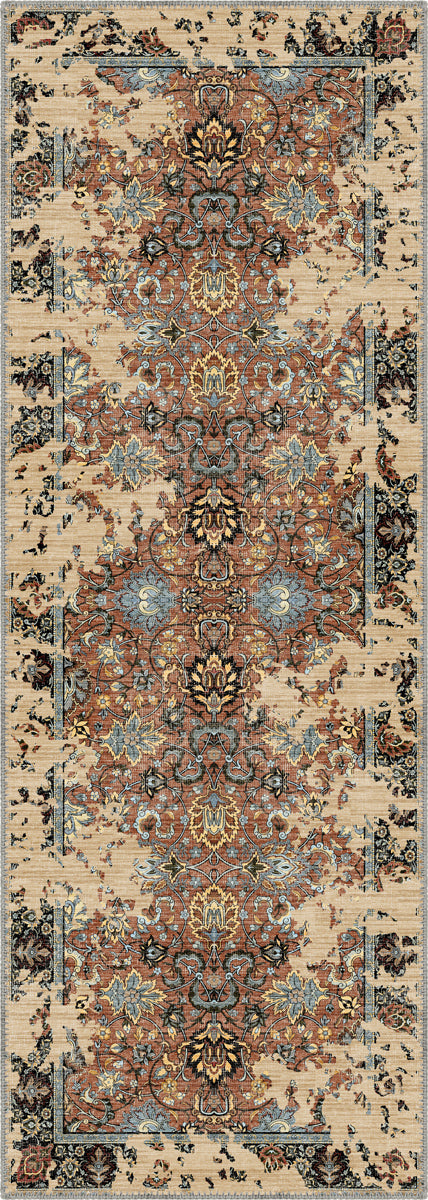 Sorelle Terracotta Distressed Rug