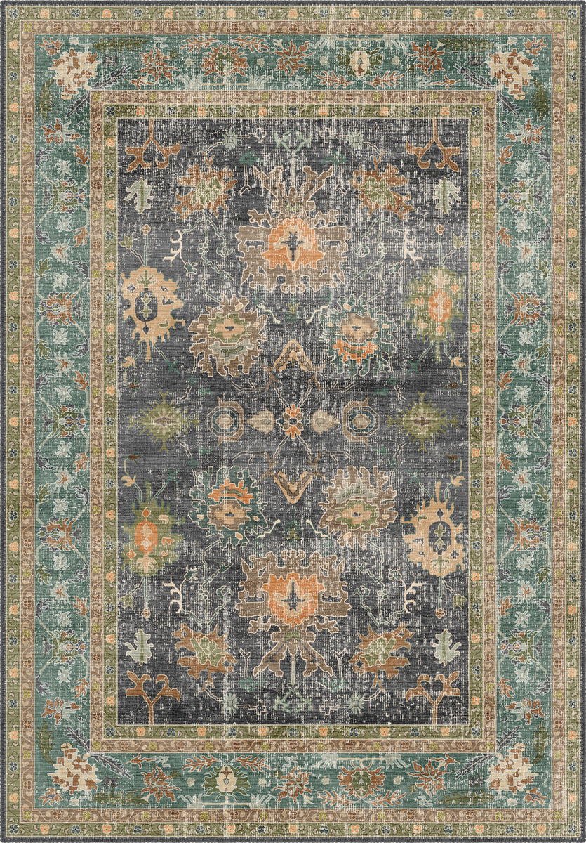 Alara Charcoal Oushak Rug