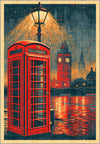 The Red Telephone Box Rug