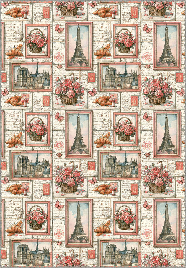 Emily Romantic Parisian Rug